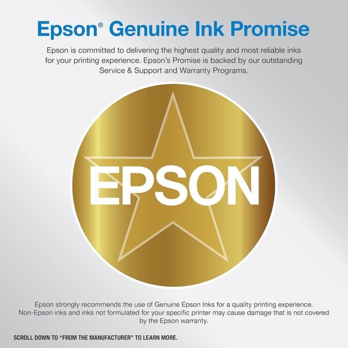 Epson EcoTank ET-3830 Wireless Color All-in-One Cartridge-Free Supertank Printer with Scan, Copy, Auto 2-Sided Printing and Ethernet – The Perfect Printer Productive Families,White - Image 5