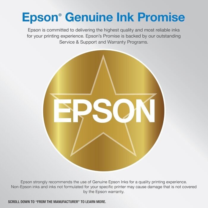 Epson EcoTank ET-3830 Wireless Color All-in-One Cartridge-Free Supertank Printer with Scan, Copy, Auto 2-Sided Printing and Ethernet ? The Perfect Printer Productive Families,White - Image 5