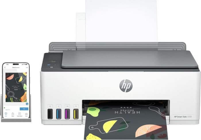 HP Smart Tank 5101 Wireless All-in-One Ink Tank Printer with 2 years of ink included,Print, scan, copy, Best-for-home, Refillable ink tank (1F3Y0A) - Image 24