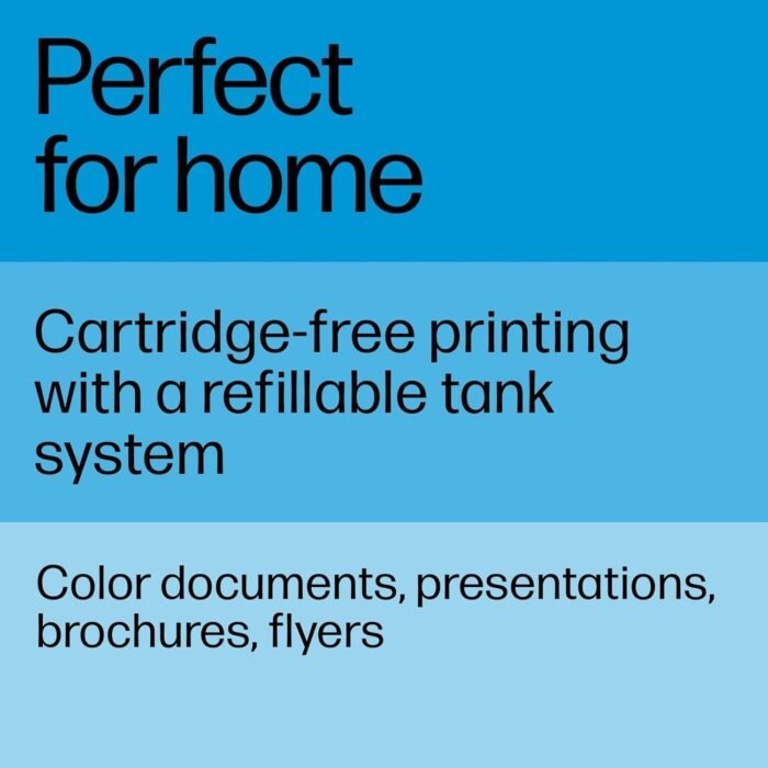 HP Smart Tank 5101 Wireless All-in-One Ink Tank Printer with 2 years of ink included,Print, scan, copy, Best-for-home, Refillable ink tank (1F3Y0A) - Image 7