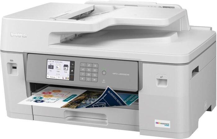 Brother MFC-J6555DW INKvestment Tank Color Inkjet All-in-One Printer with up to 1 Year of Ink in-box1 and 11” x 17” Print, Copy, scan, and fax Capabilities - Image 4