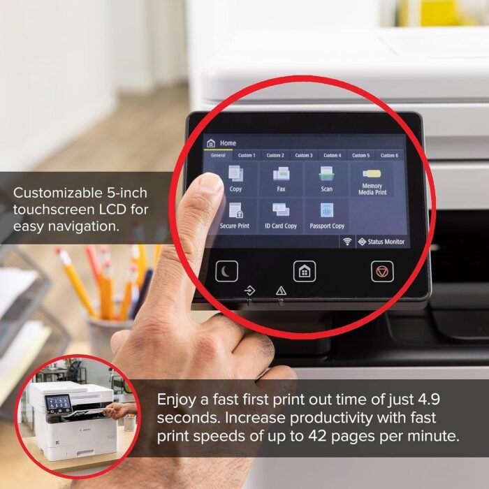 Canon imageCLASS MF465dw Wireless Mobile-Ready Duplex Laser All-in-One Monochrome Printer - Image 3